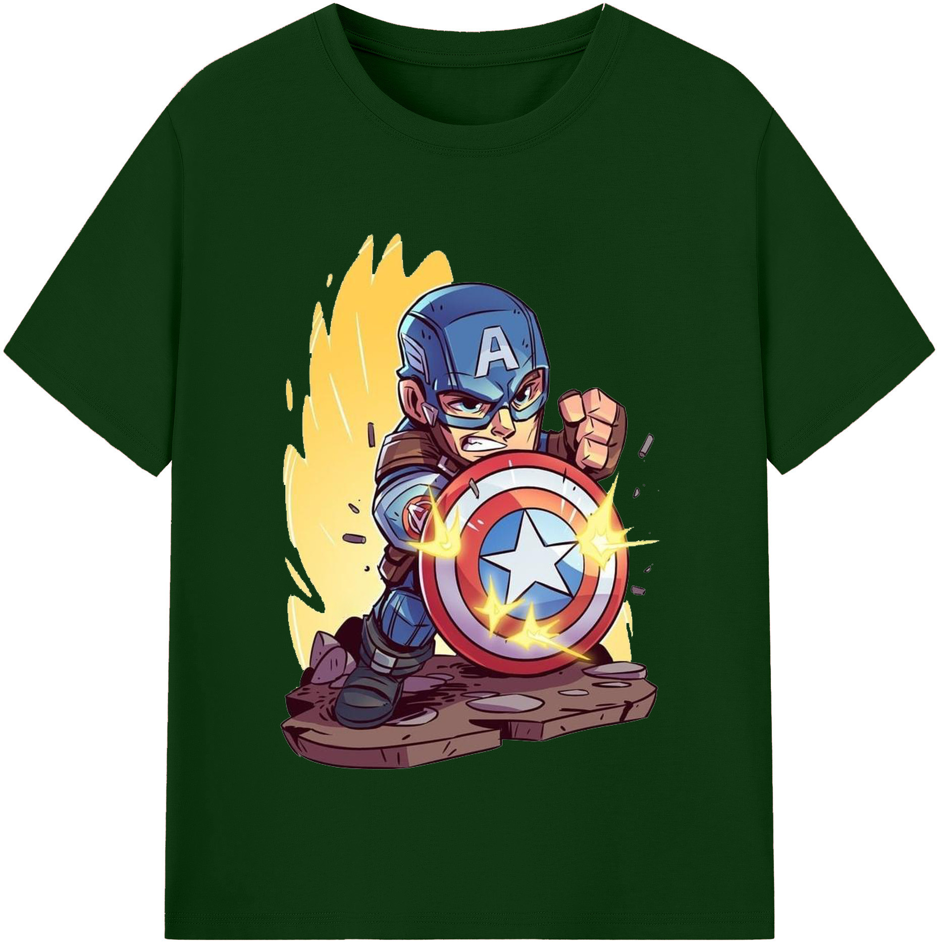 （画像用） アベンジャーズ The Avengers 綿100％半袖Tシャツ（フロントプリント）